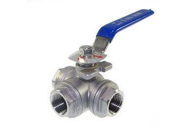 Chine ISO9001 2008 3 pression inoxydable du robinet de bille d'acier de manière PN63 pour l'eau/huile fournisseur