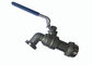 Bavoir de tuyau d'extrémité de bavure d'acier inoxydable de structure de robinet à tournant sphérique SS316 fournisseur