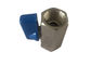 ISO9001/CE acier inoxydable 304 Bsp FF de robinets à tournant sphérique de 1 pouce fileté fournisseur
