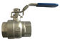 304 / 316 robinets de bille d'acier inoxydables de 1 pouce, robinet à tournant sphérique de la précision 2pc fournisseur
